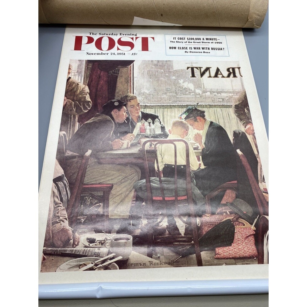 Set Of 3 Saturday Evening Post Posters 11"x 15"